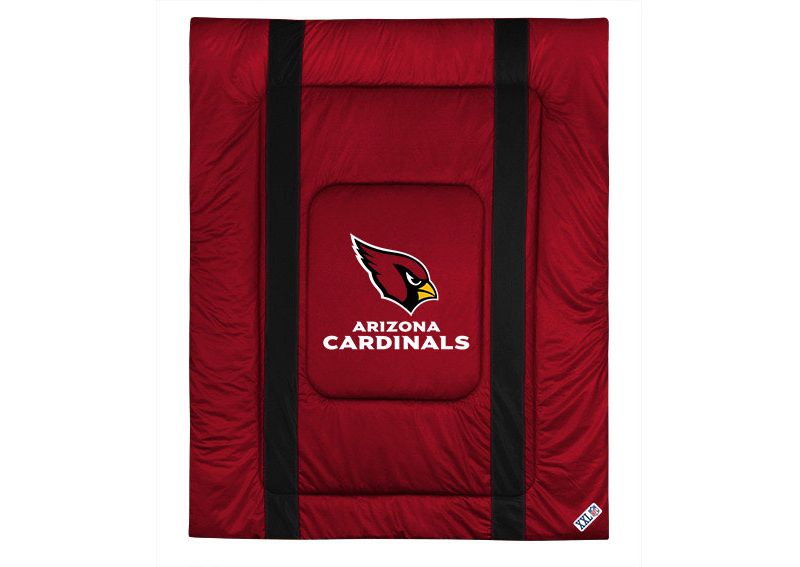NFL Twin Comforter Sidelines Football Bed - Arizona Cardinals..