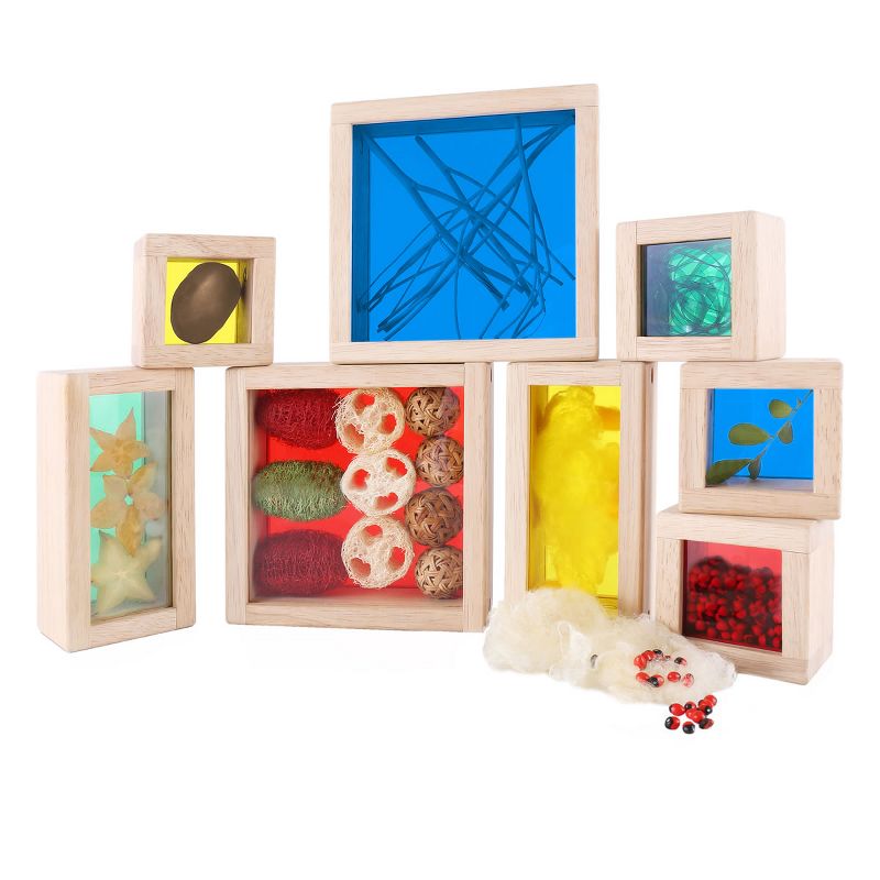 Guidecraft Primary Treasure Blocks - Set of 8