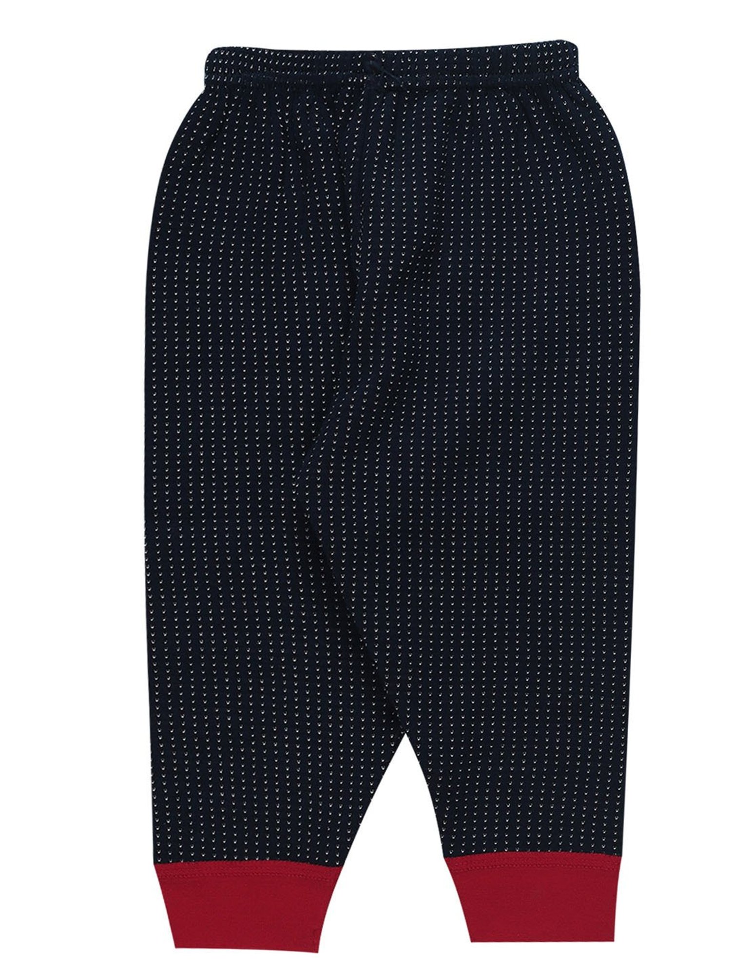 Bodycare Kids Navy Printed Full Sleeves Thermal Top Set