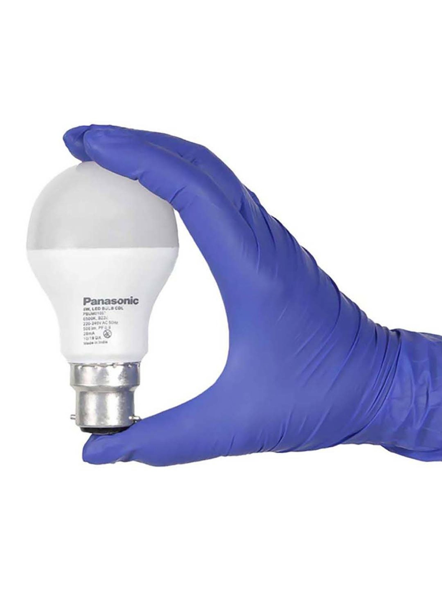 Panasonic B22 5Watt LED Bulb - Pack of 8 (Cool Day Light)