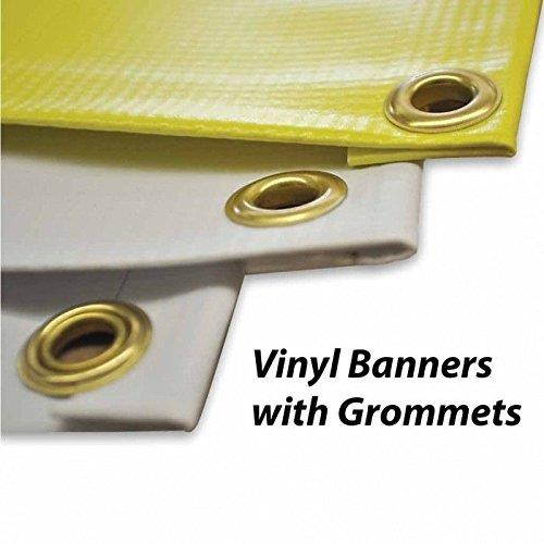 Custom Vinyl Business Banner 4' x 2' - Full Color Banner Company Vinyl Banner Indoor Outdoor with True Solvent Ink Signs and Grommets By BannerBuzz