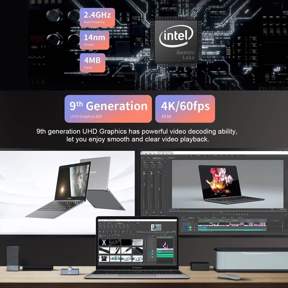 Lemonra F15 Laptop 15.6 In Notebook  Intel N4100 Quad Core 2.4GHz Intel UHD Graphics 600 LPDDR4 8GB RAM 256GB SSD Pocketbook Windows 10 OS 1920x1080 FHD Netbook