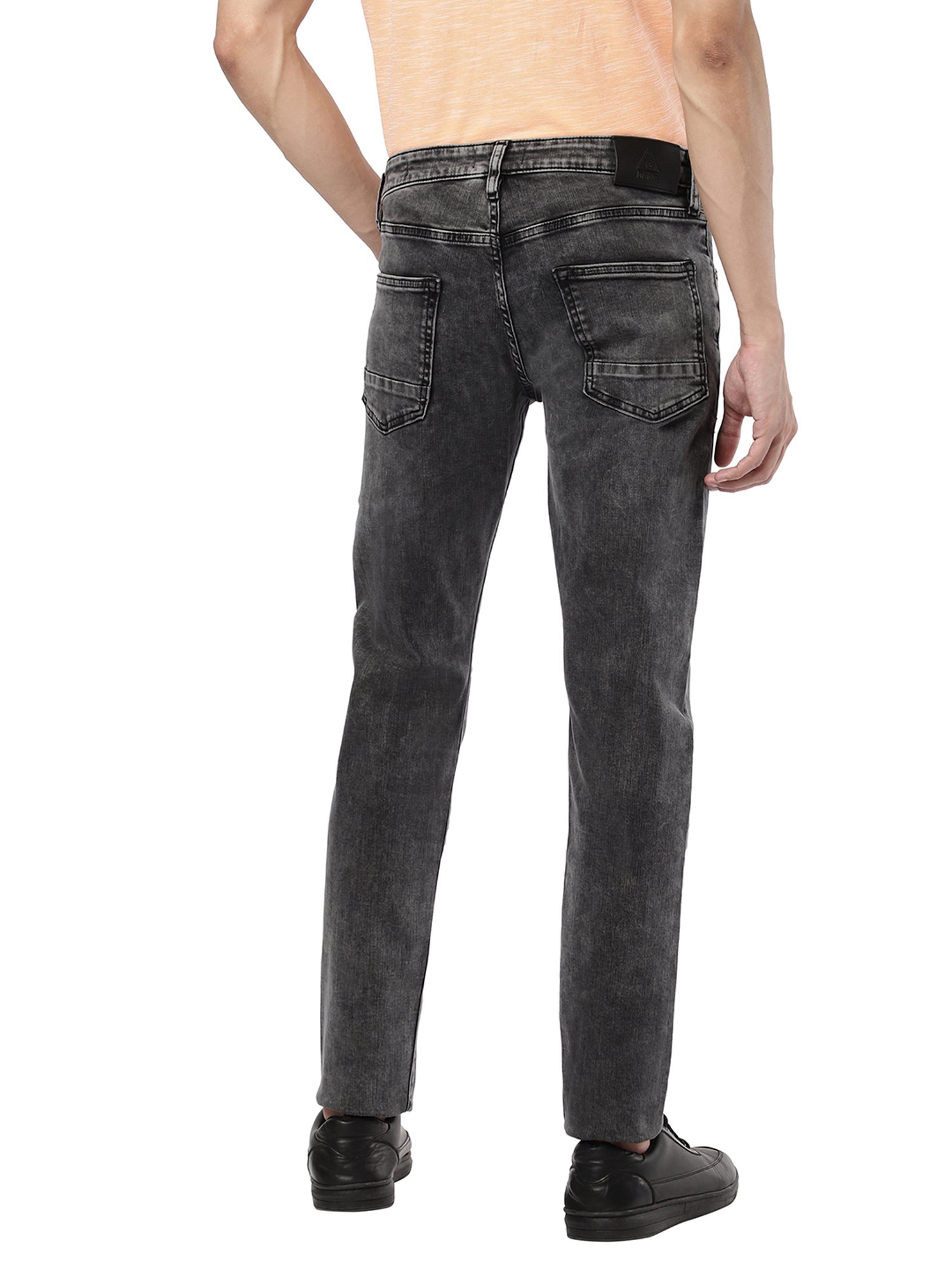 EVERBLUE Grey Comfort Slim Midrise Jeans