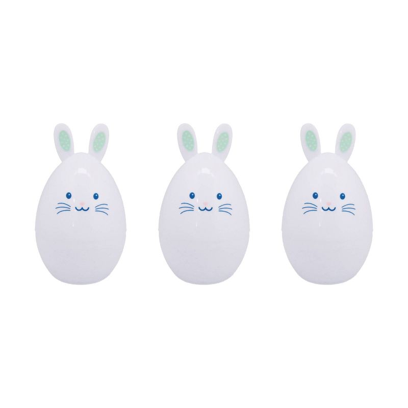 3ct Hip To The Hop Bunny Character Easter Plastic Eggs - Spritz™