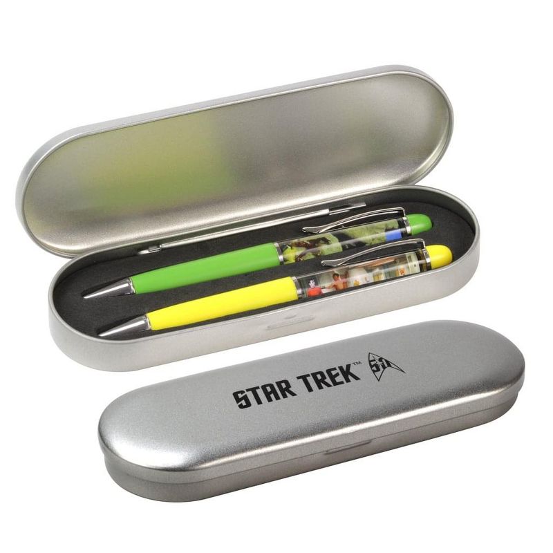 Crowded Coop, LLC Star Trek Floating Pen Set: Swashbuckling Sulu & Kirk vs Gorn