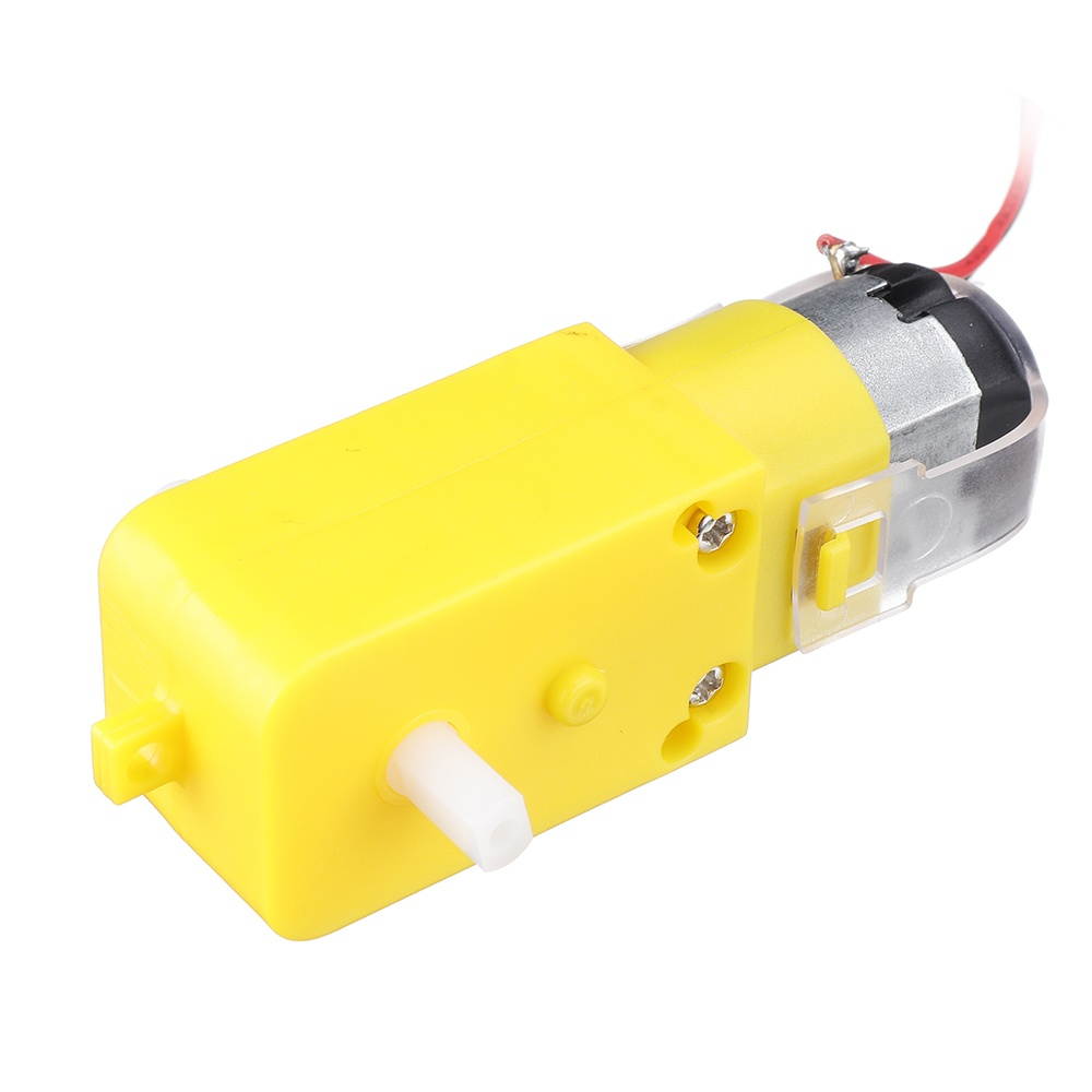 4 Pairs Smart Car Robot Plastic Tire Wheel with DC 3-6V Gear Motor for Arduino TT Motor + Tires for Home DIY