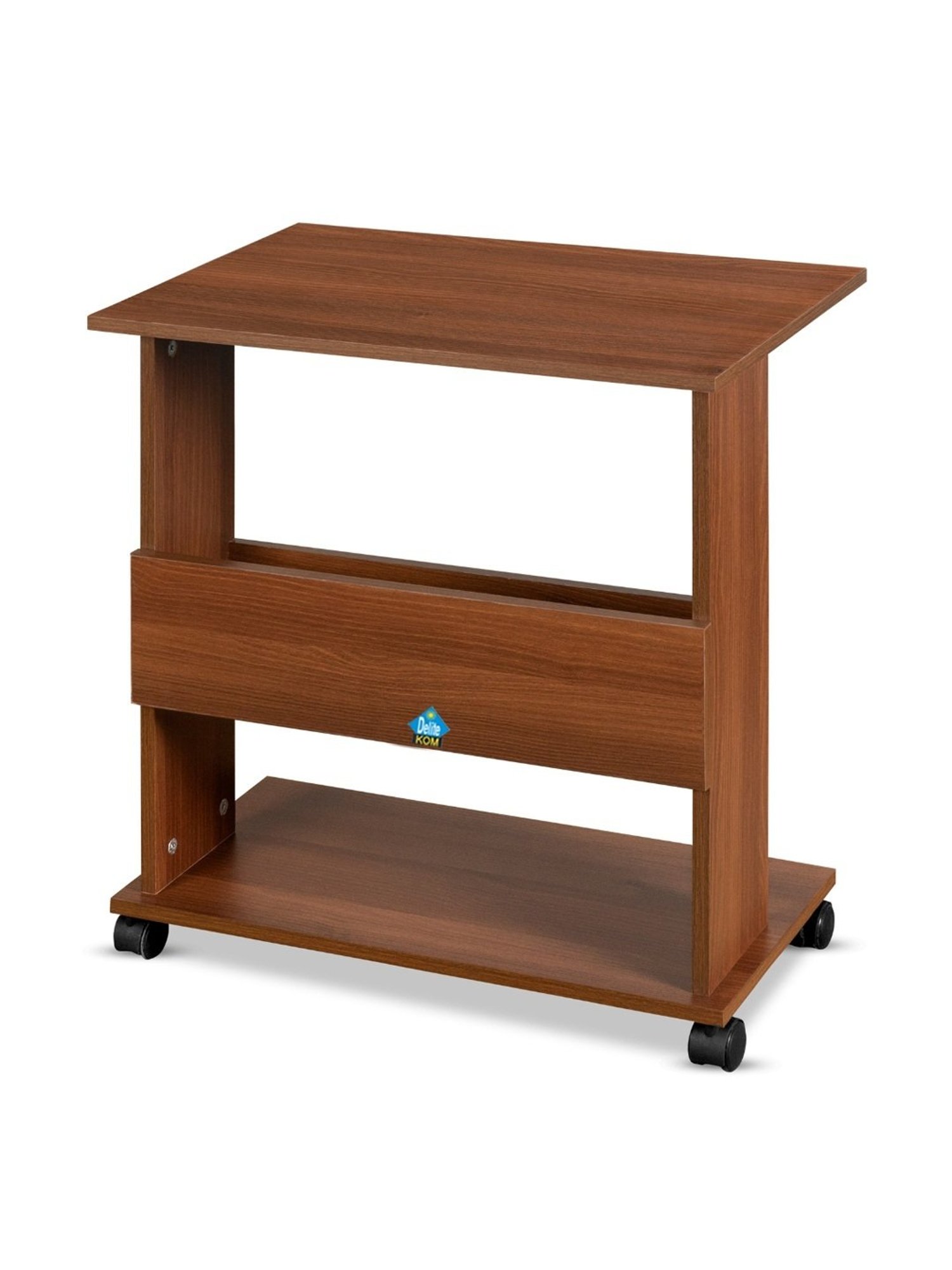 Delite Kom Amigo Acacia Dark Beige Engineered Wood Free Standing Study Table