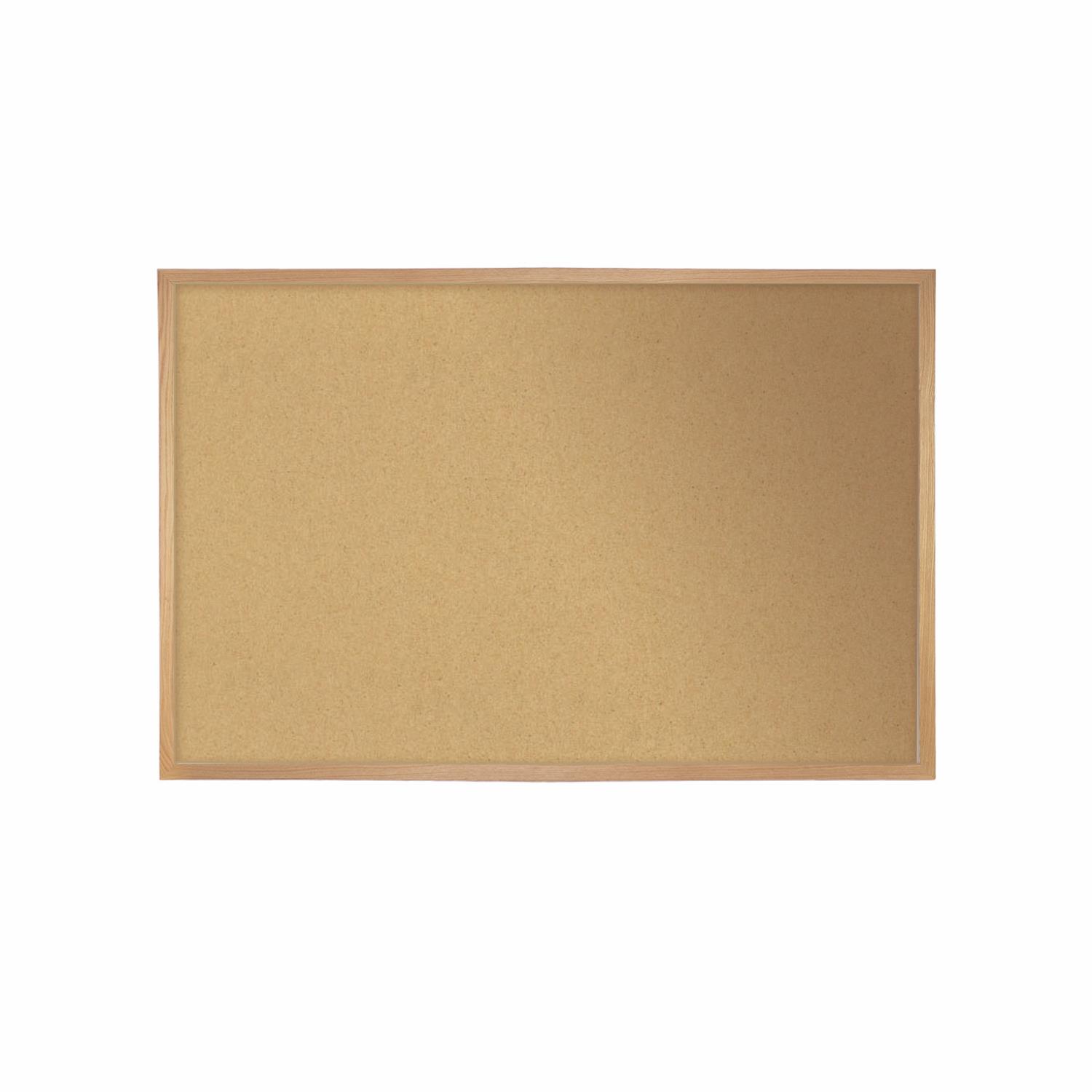 Ghent Push-Pin Bulletin Board, Cork, 48-1/2"H x 72-1/2"W, Natural   WK46