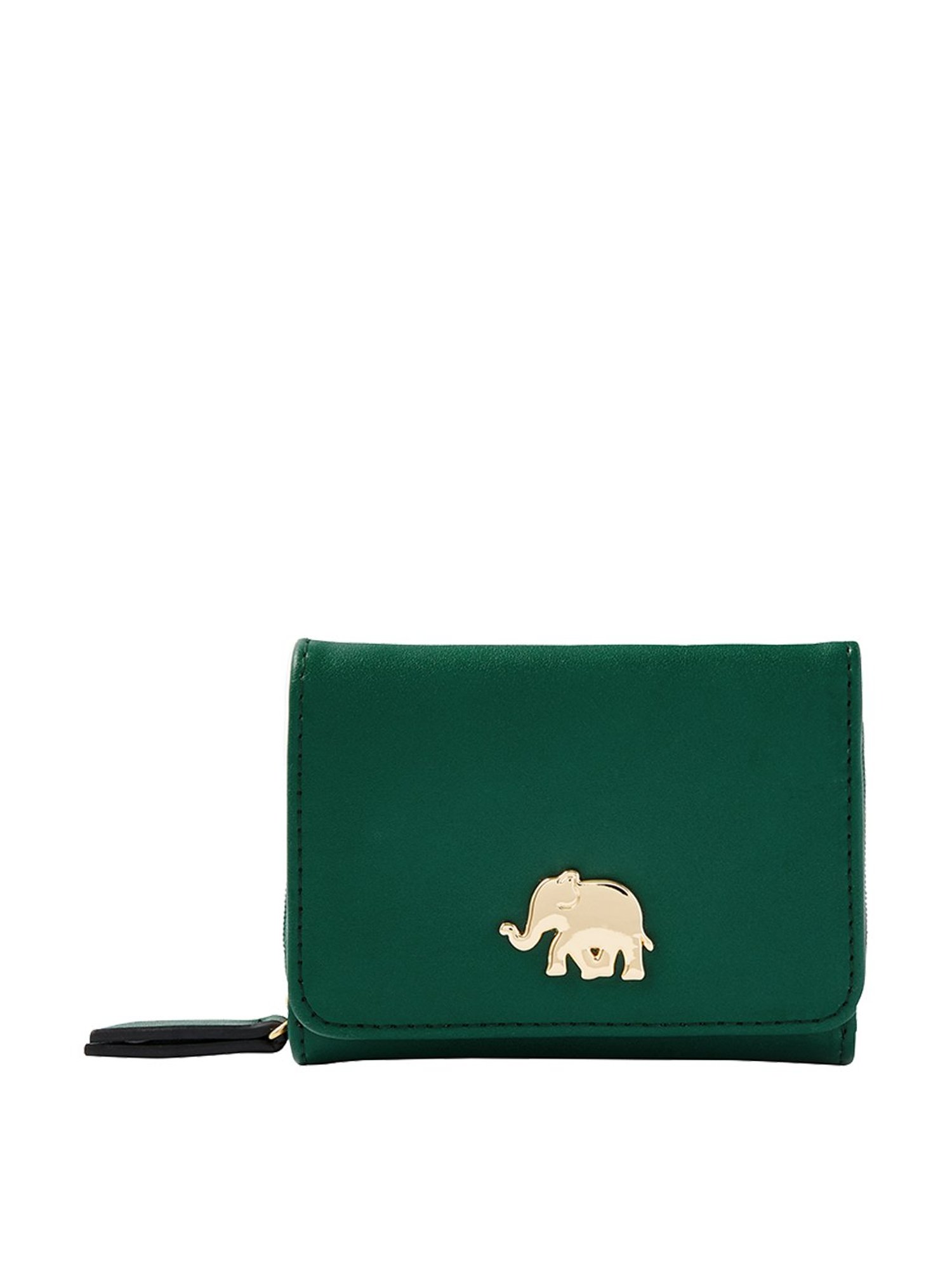 Accessorize London Green Solid Pouch