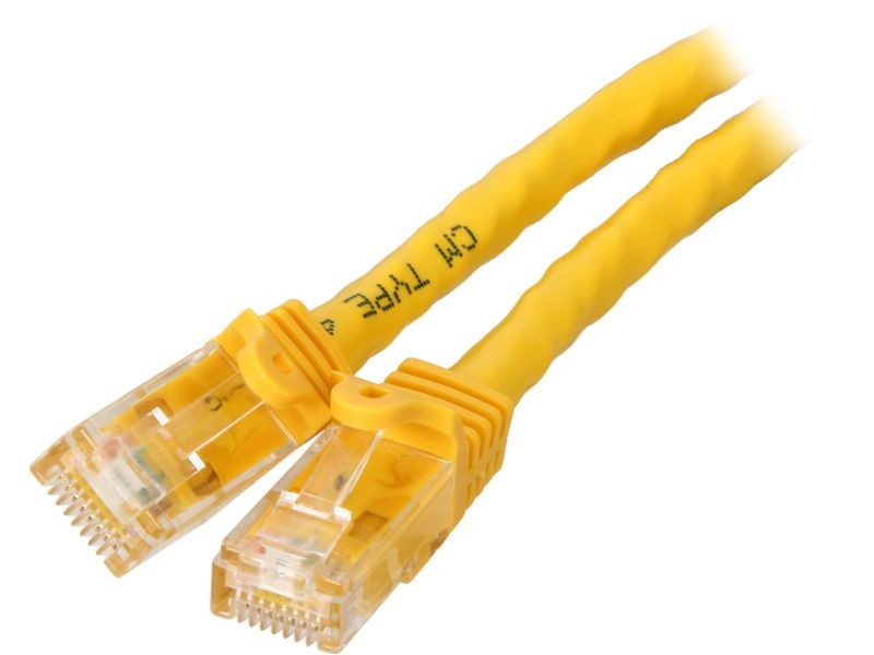 StarTech.com N6PATCH100Y 100 ft. Snagless UTP Patch Cable - ETL Verified