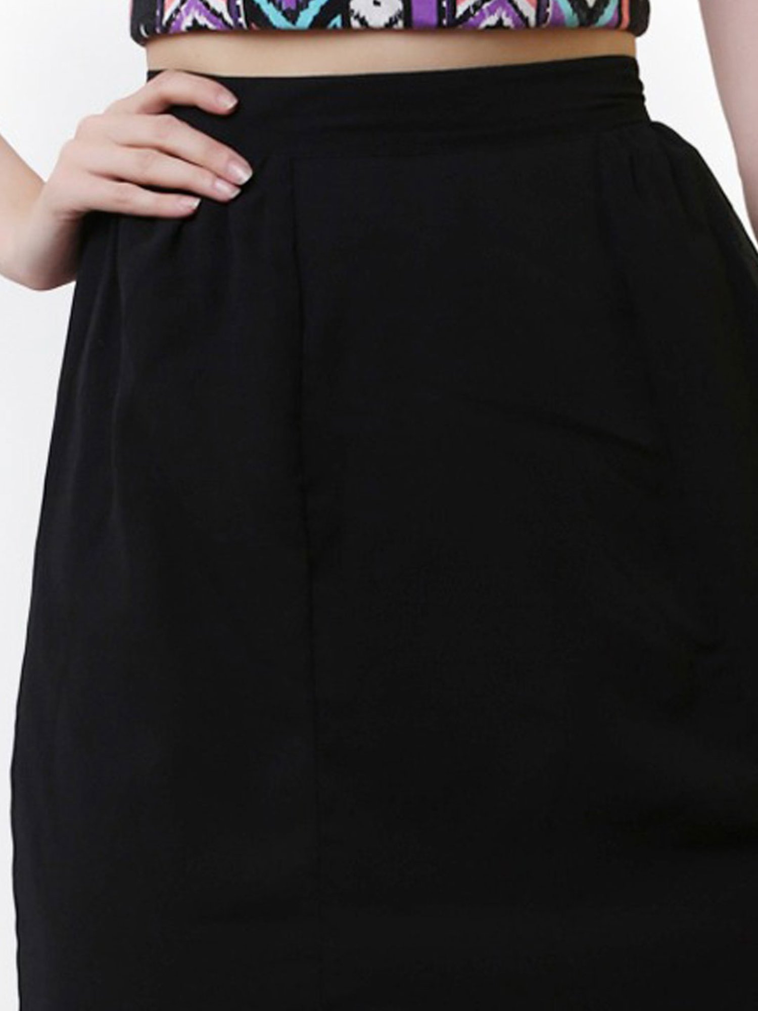 Belle Fille Black Maxi Skirt