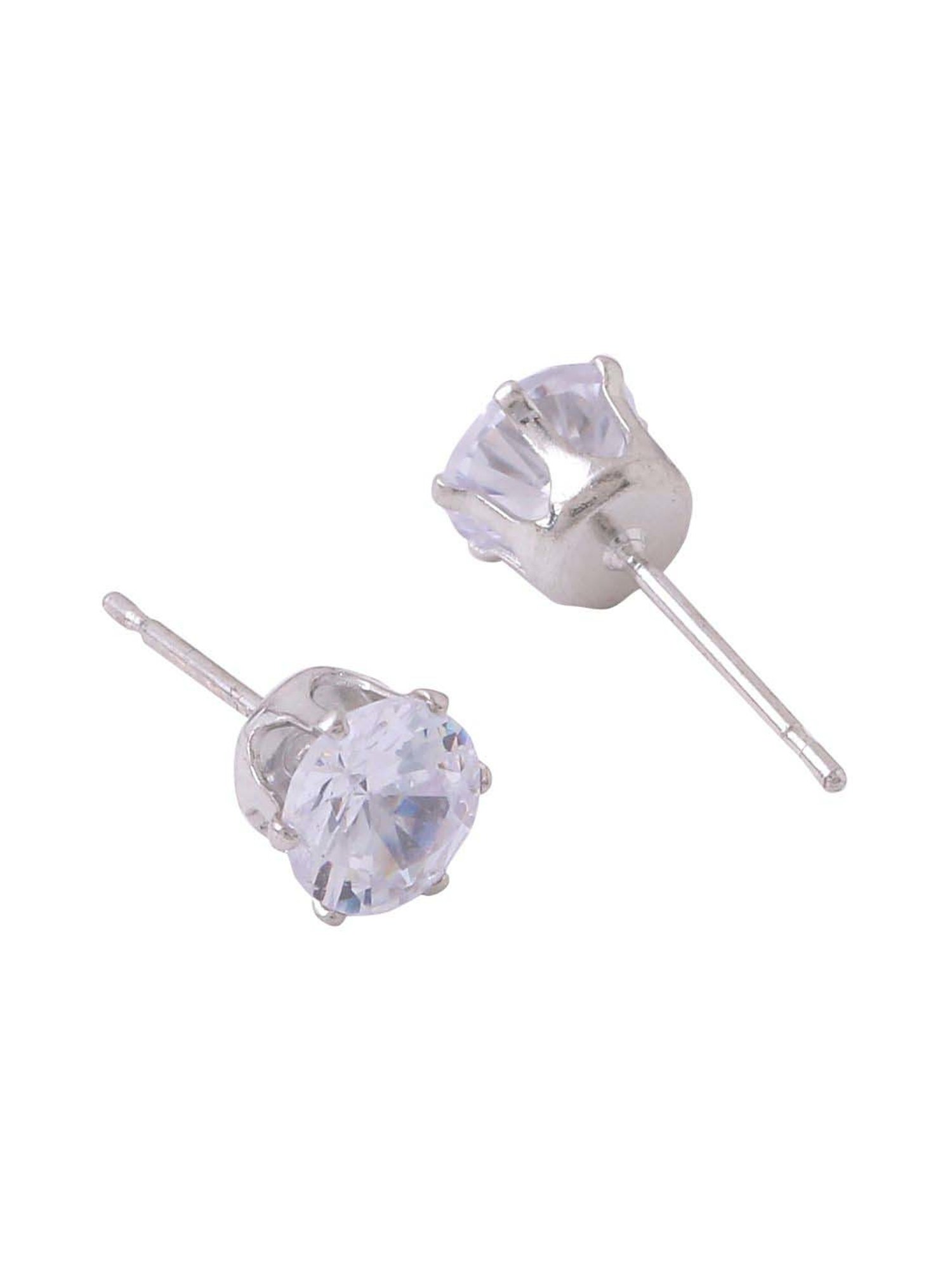 NVR CZ Studded Stud Earrings for Women