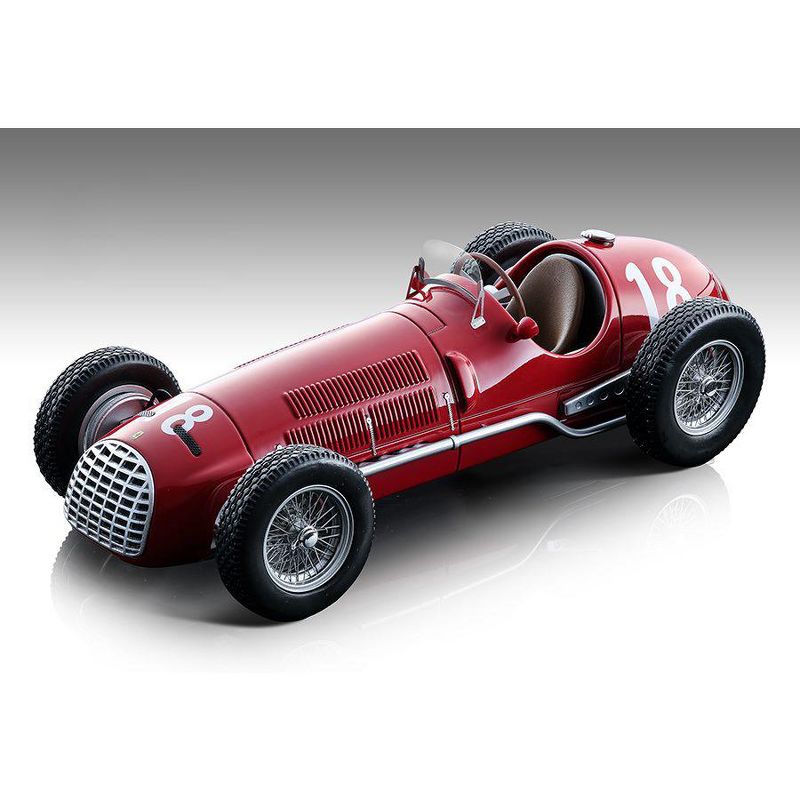 Ferrari 125 F1 #18 Alberto Ascari Formula One F1 Swiss Grand Prix (1950) Ltd Ed 125 pcs 1/18 Model Car by Tecnomodel