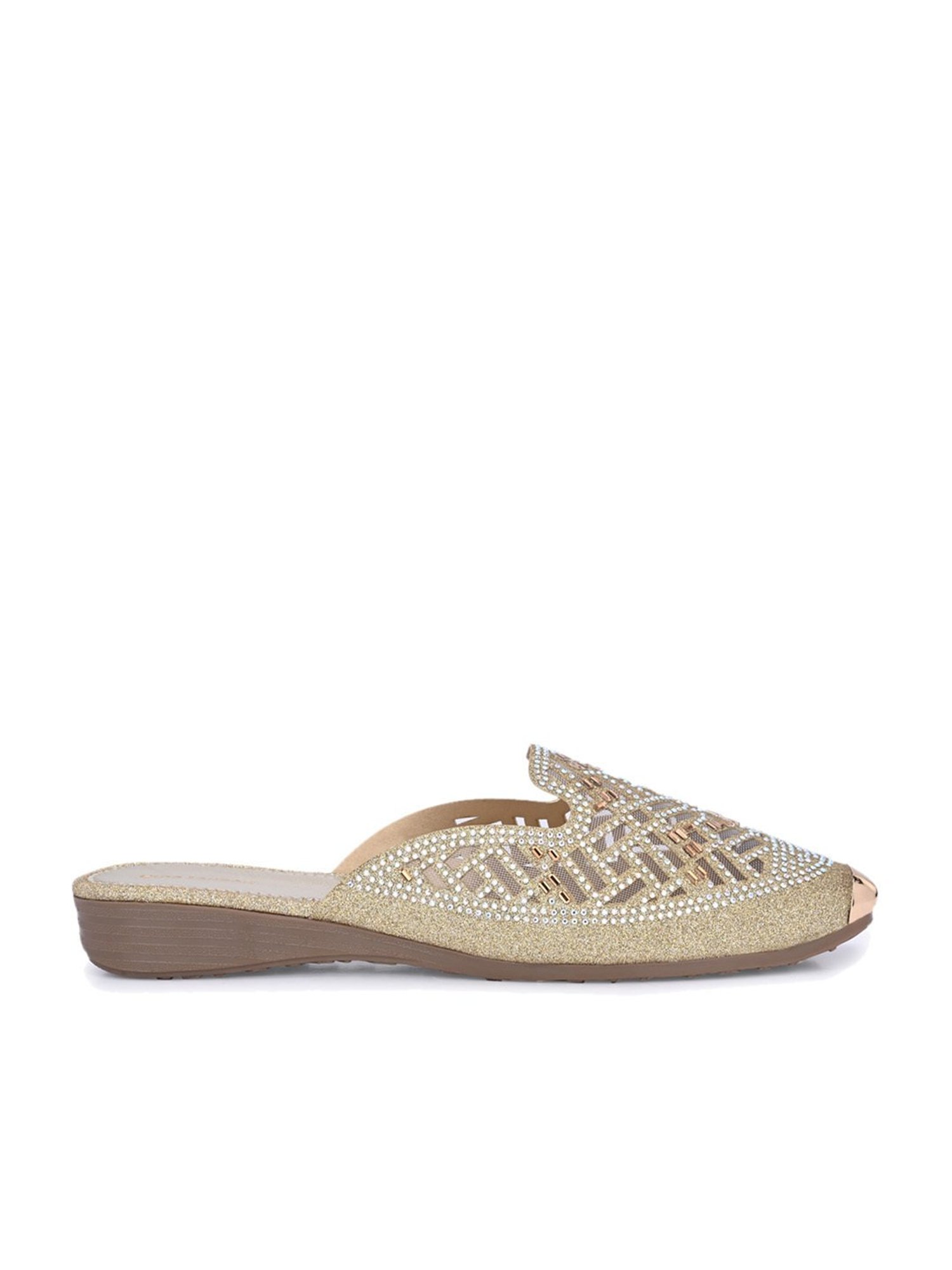 Clog London Women's Golden Mule Shoes