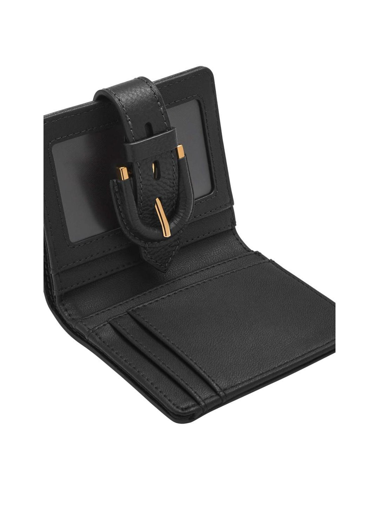 Fossil Black Solid Bi-Fold Wallet