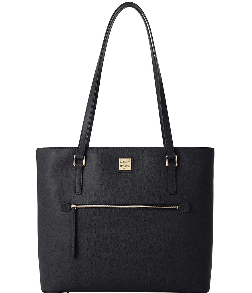 Dooney & Bourke Saffiano Collection Large Leather Shopper Tote Bag