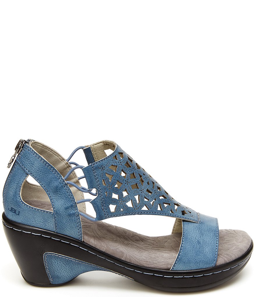 JBU by Jambu Isla Perforated Wedge Sandals