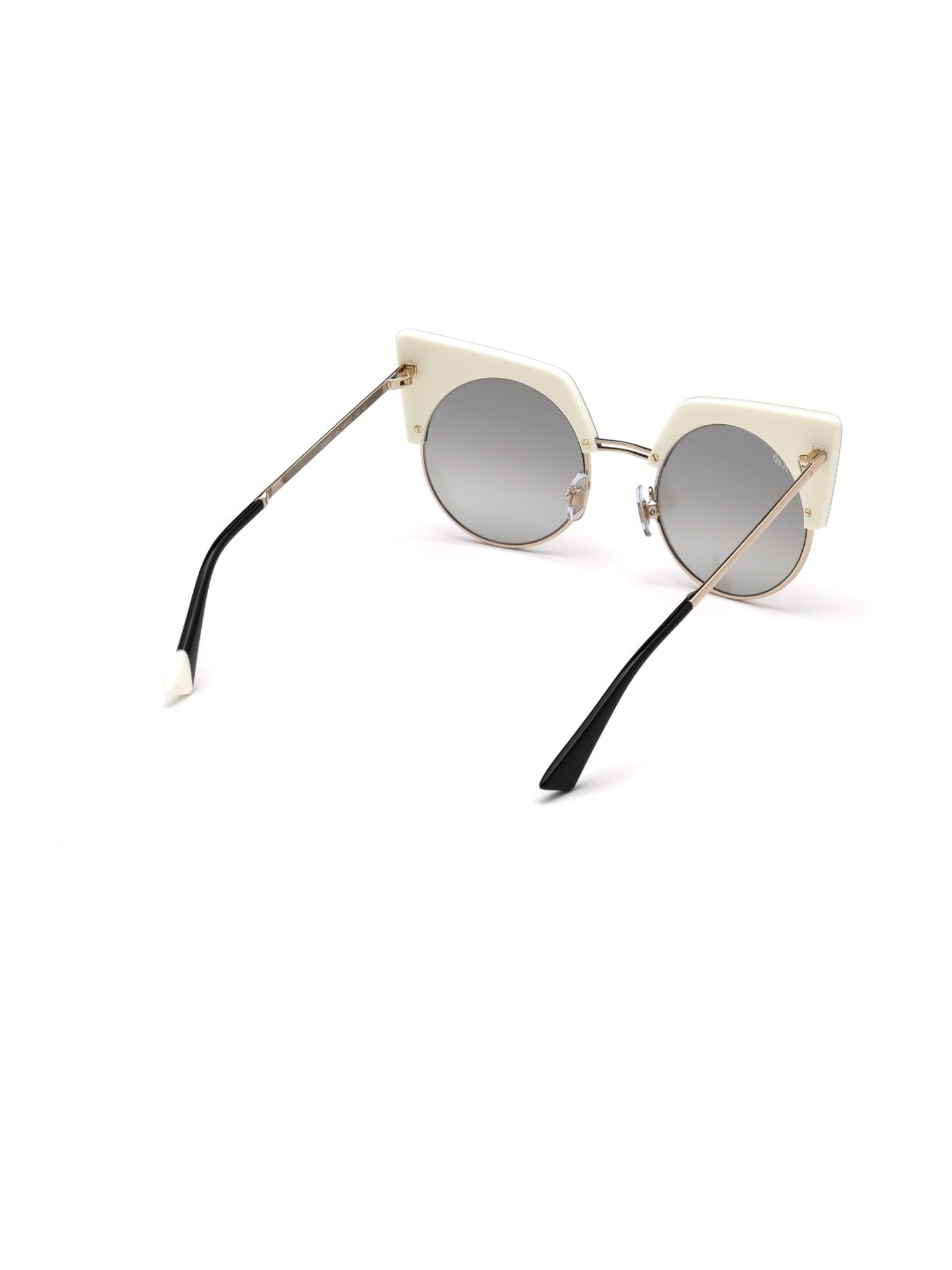 WEB EYEWEAR Grey Round Sunglasses for Women