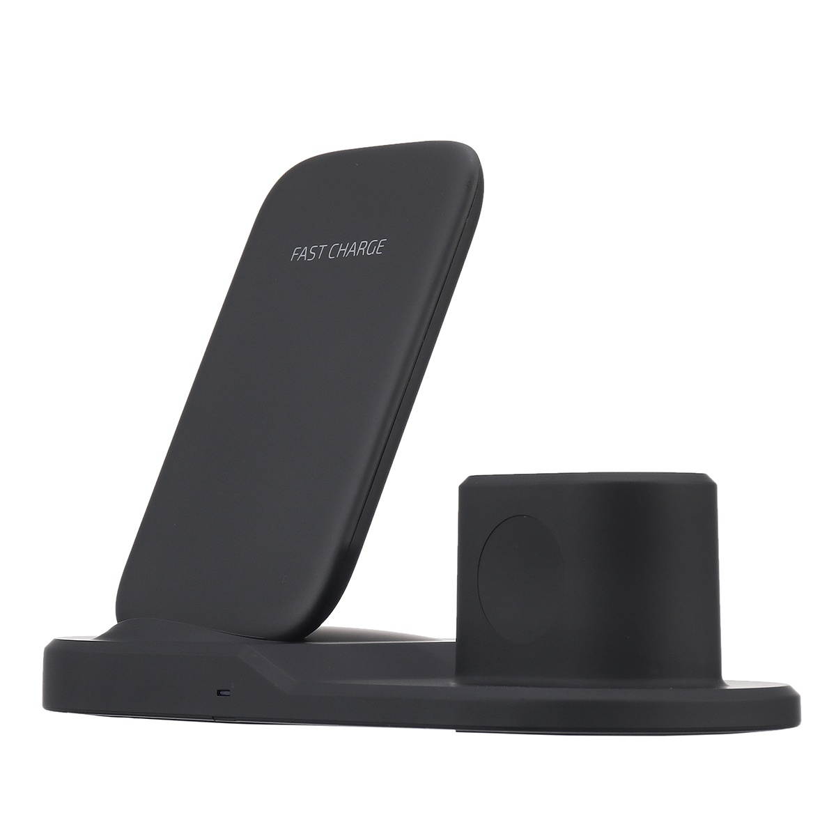 3 In 1 Qi Wireless Charger Watch Charger Earbuds Charger Phone Holder for Qi-enabled Smart Phone for iPhone Apple Watch Series Apple AirPods Black