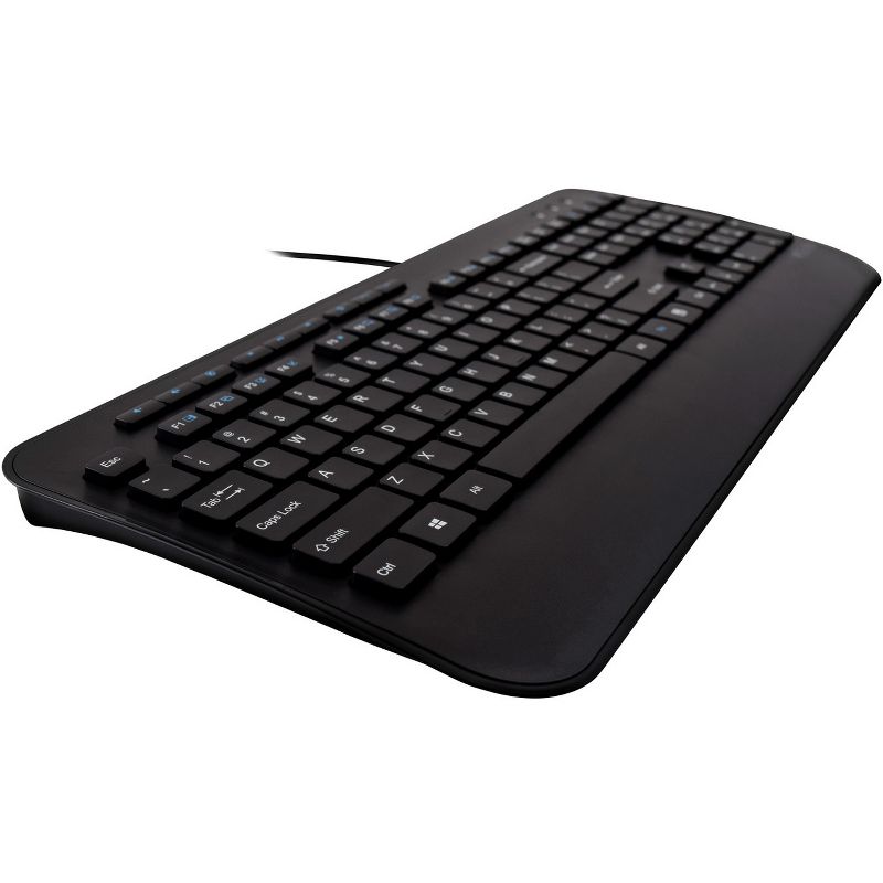 V7 Professional USB Multimedia Keyboard Combo - USB Cable English (US) - USB Cable Optical - 1600 dpi - 6 Button - QWERTY