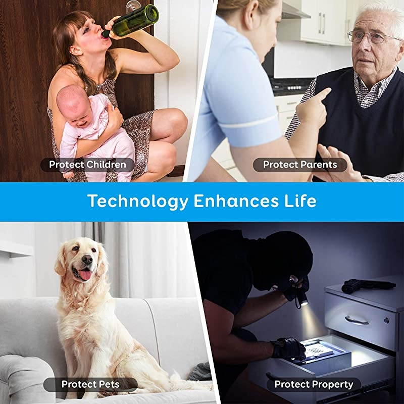 Hidden Camera Spy Camera Wireless Security Nanny Cam with 1080P Full HD, WiFi, Night Vision, Cell Phone App, No Sound Recording