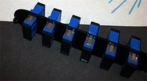 CERTICABLE CORNING EQUAL CCH-CP12-59 12 SC 6 DUPLEX PANEL SINGLEMODE FIBER OPTIC COUPLER SM