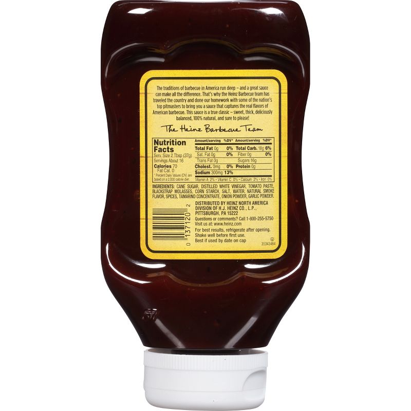 Heinz Classic Sweet & Thick BBQ Sauce - 21.4oz