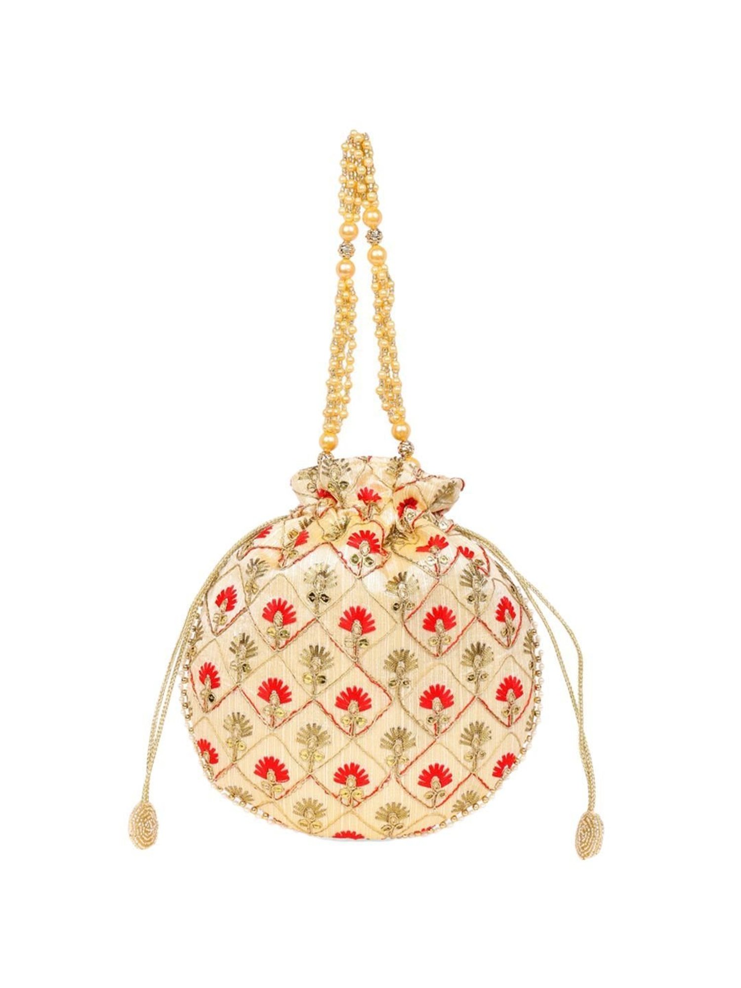 Call It Spring Silver Embellished Potli