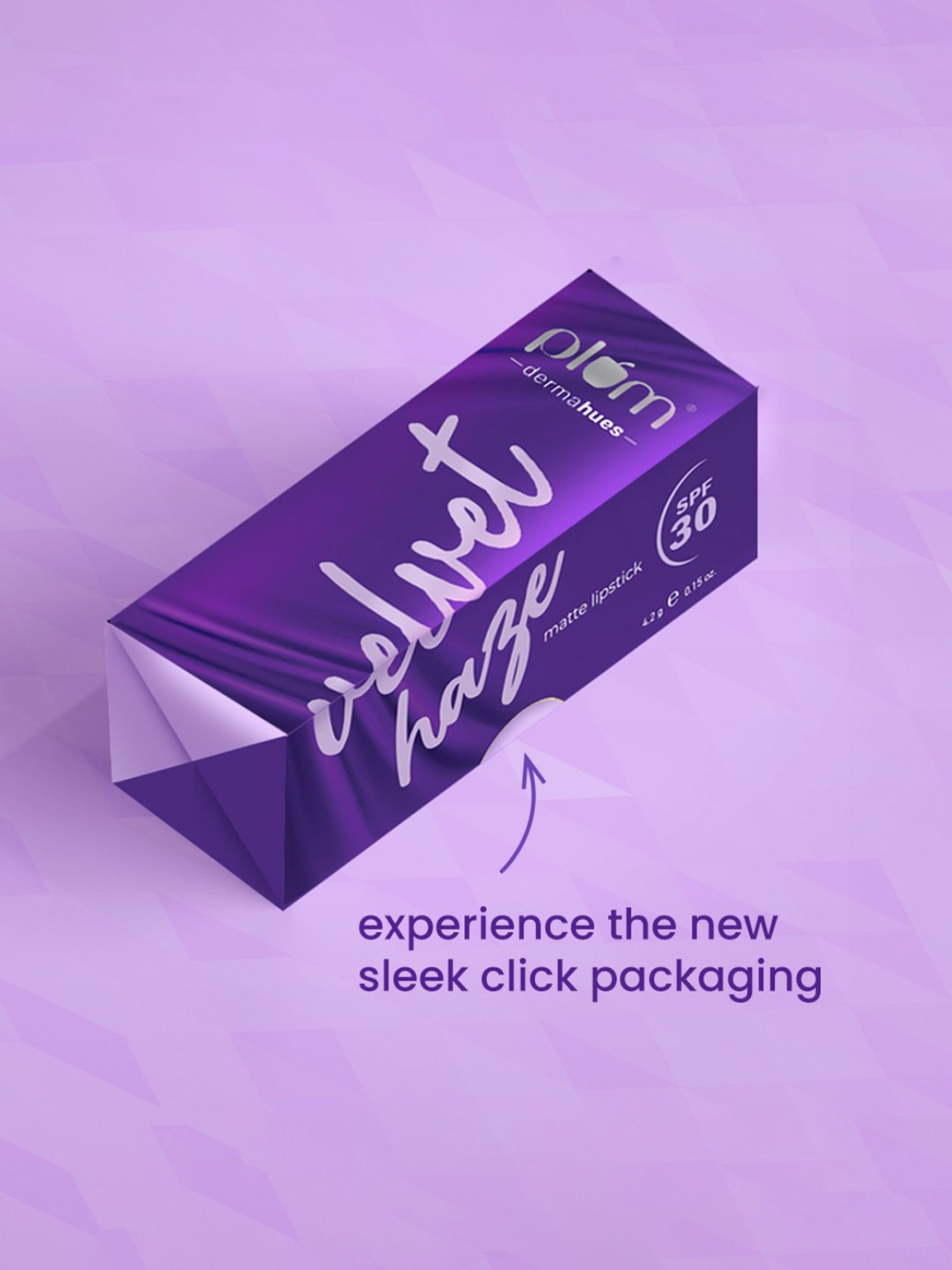 Plum Velvet Haze Matte Lipstick 09 Blissful Burgundy - 4.2 gm