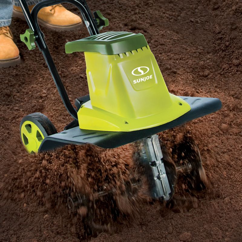 Sun Joe TJ600E Electric Garden Tiller/Cultivator | 14-Inch | 6.5 Amp.