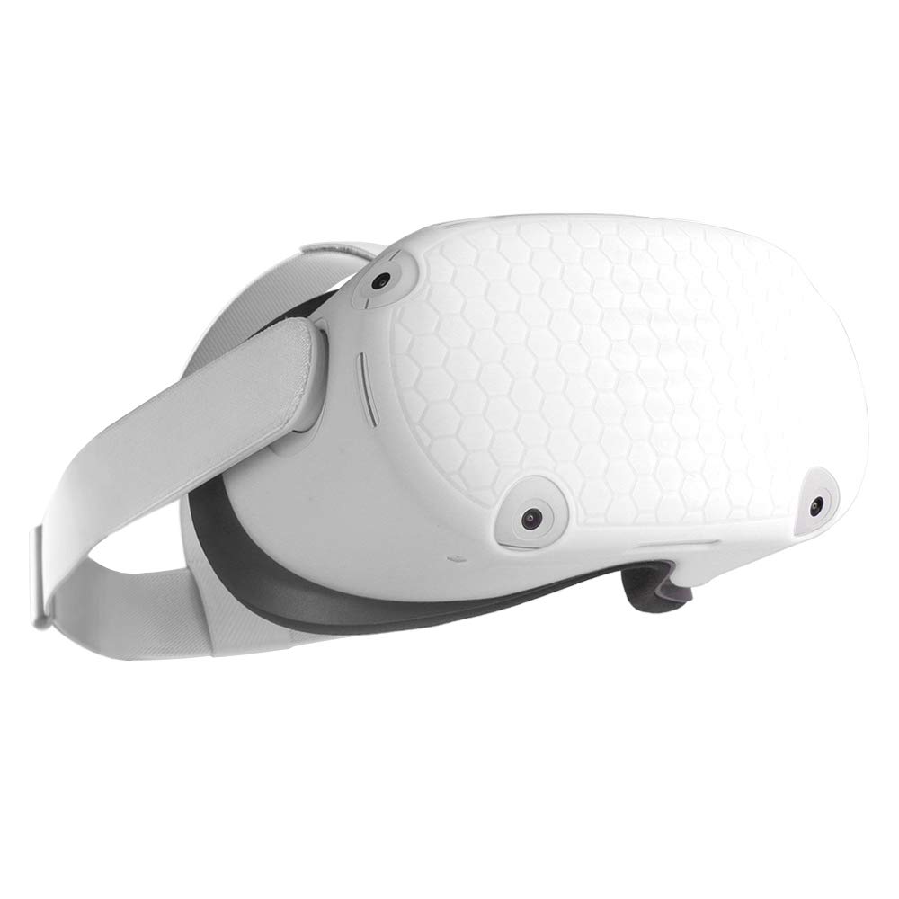 For Oculus Quest 2 VR Shell Front Face Protector Cover Anti Scratch Anti Dust Anti Shock,washed soft  flexible