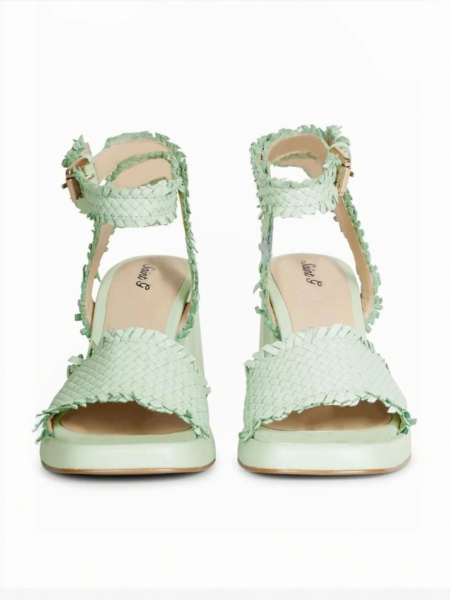 Saint G Women's Hannah Aqua Ankle Strap Sandals