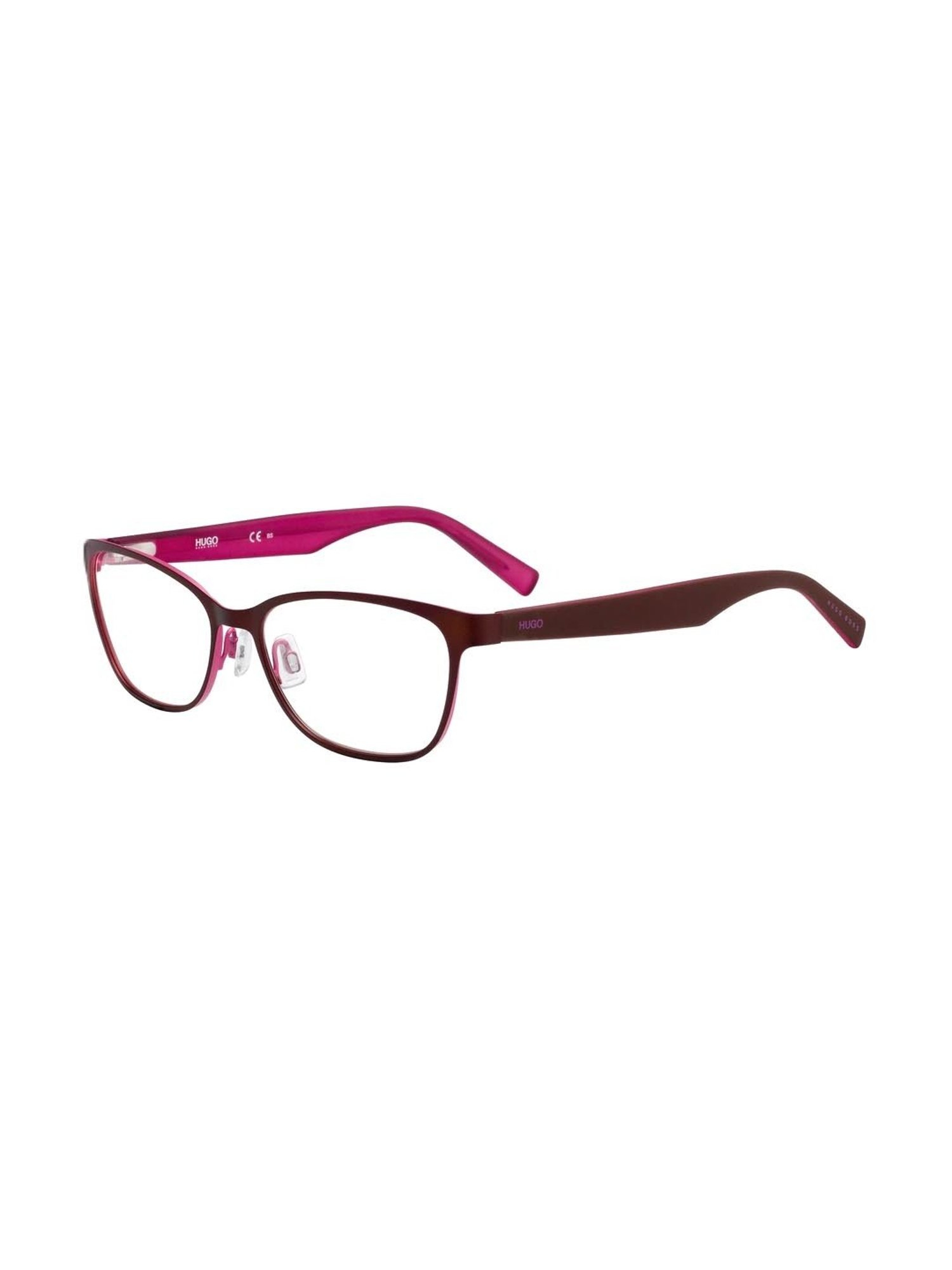 HUGO Brown Rectangular Eye Frames for Women