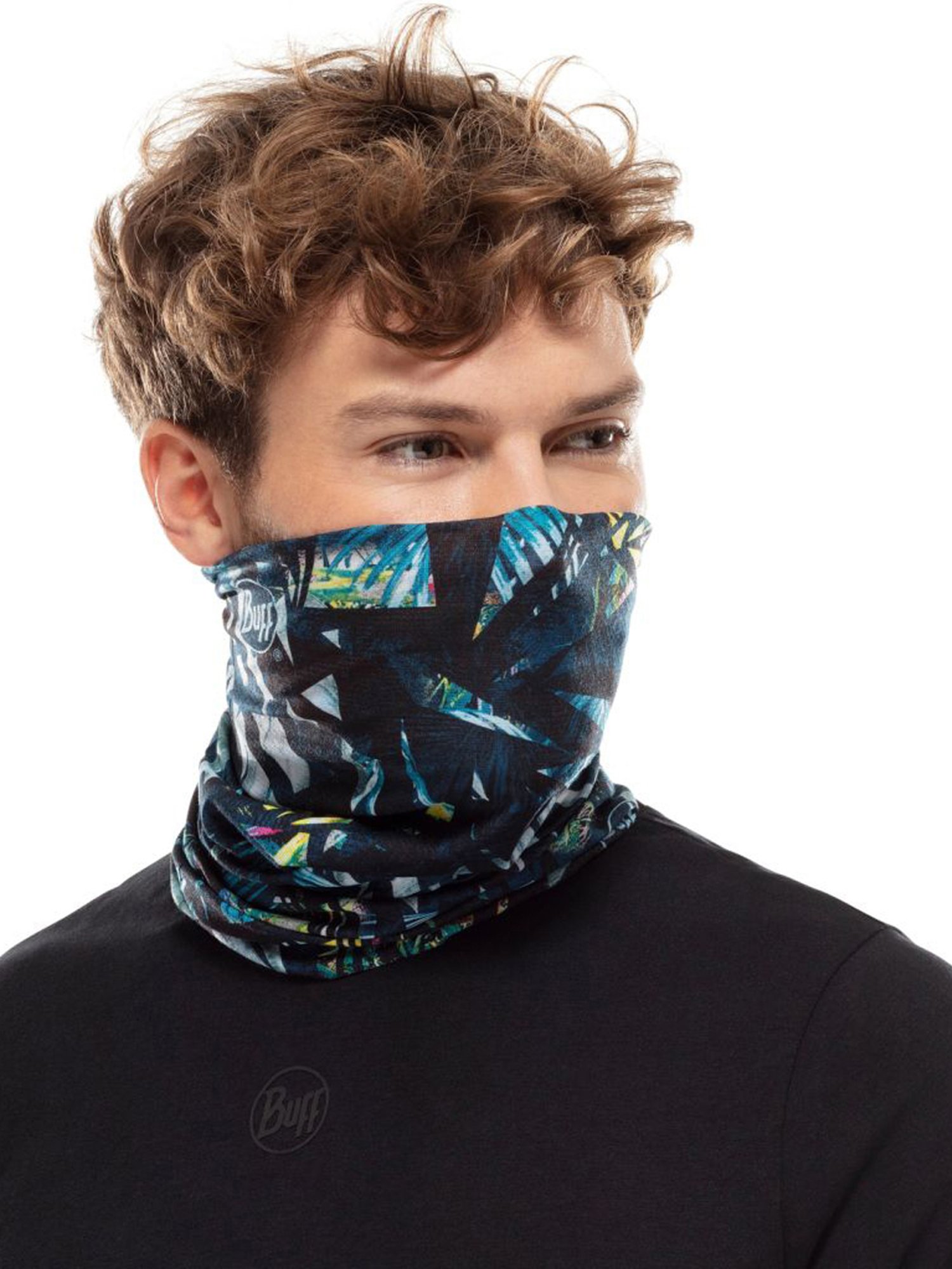 BUFF Navy Printed Bandana