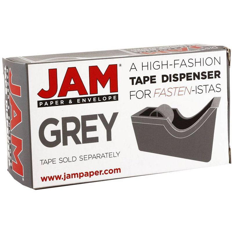 JAM Paper Colorful Desk Tape Dispensers - Gray