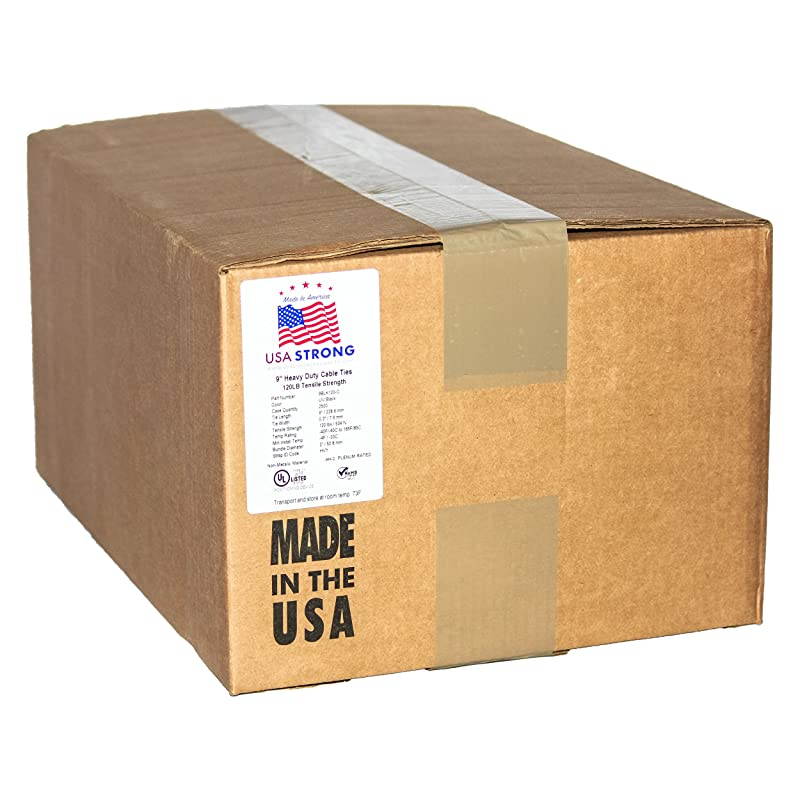 Cable Ties Premium Zip Ties for Cable Management Nylon 9 Inch 100 Pack Black