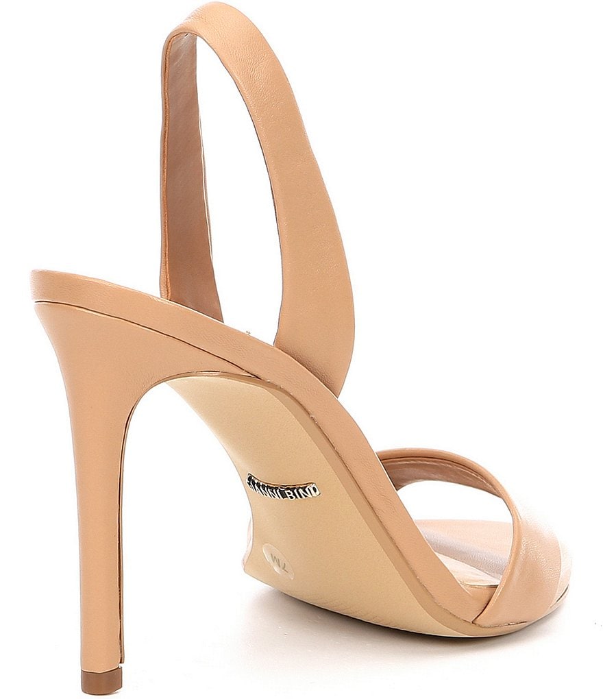 Gianni Bini Devlyy Leather Halter Back Dress Sandals