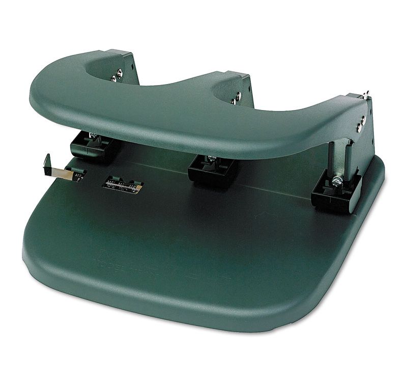 Master MP80 Mega-Duty 3-Hole Punch, 80 Sheets/20 Lb., Charcoal Gray 