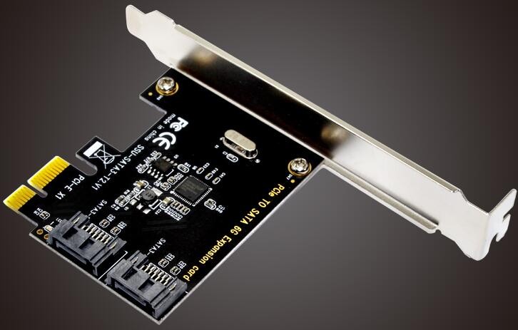 Corn Electronics 2 Port SATA III PCI-Express x1 Converter Adapter Card