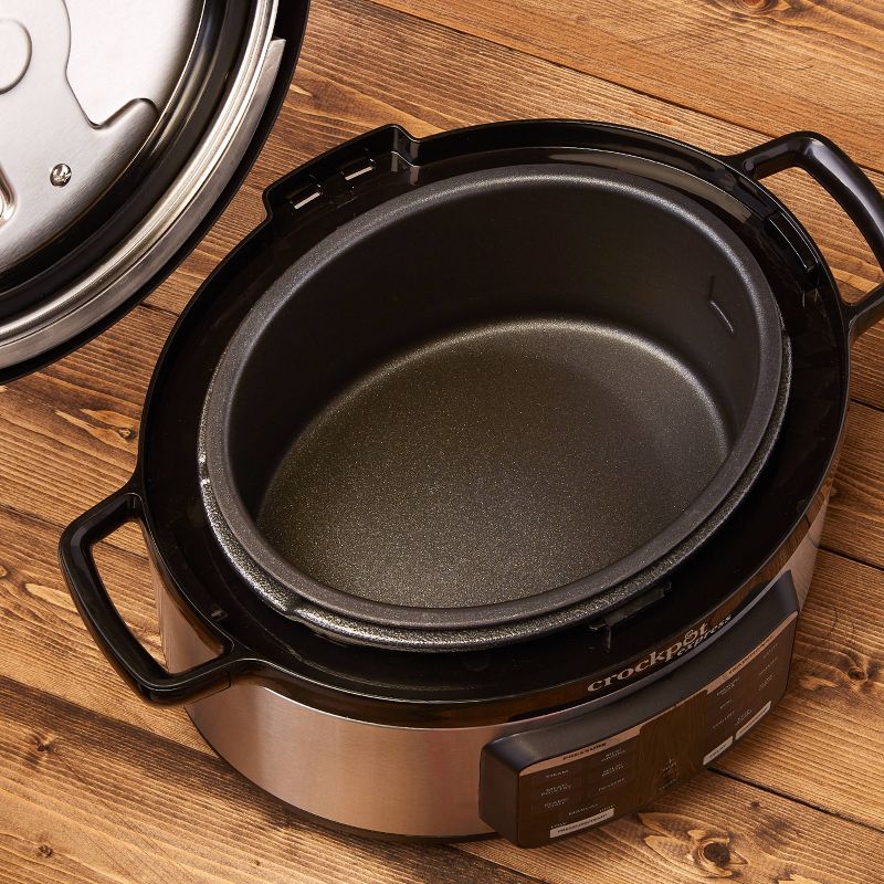 Crockpot Express 6qt Oval Max Pressure Cooker, Stainless Steel