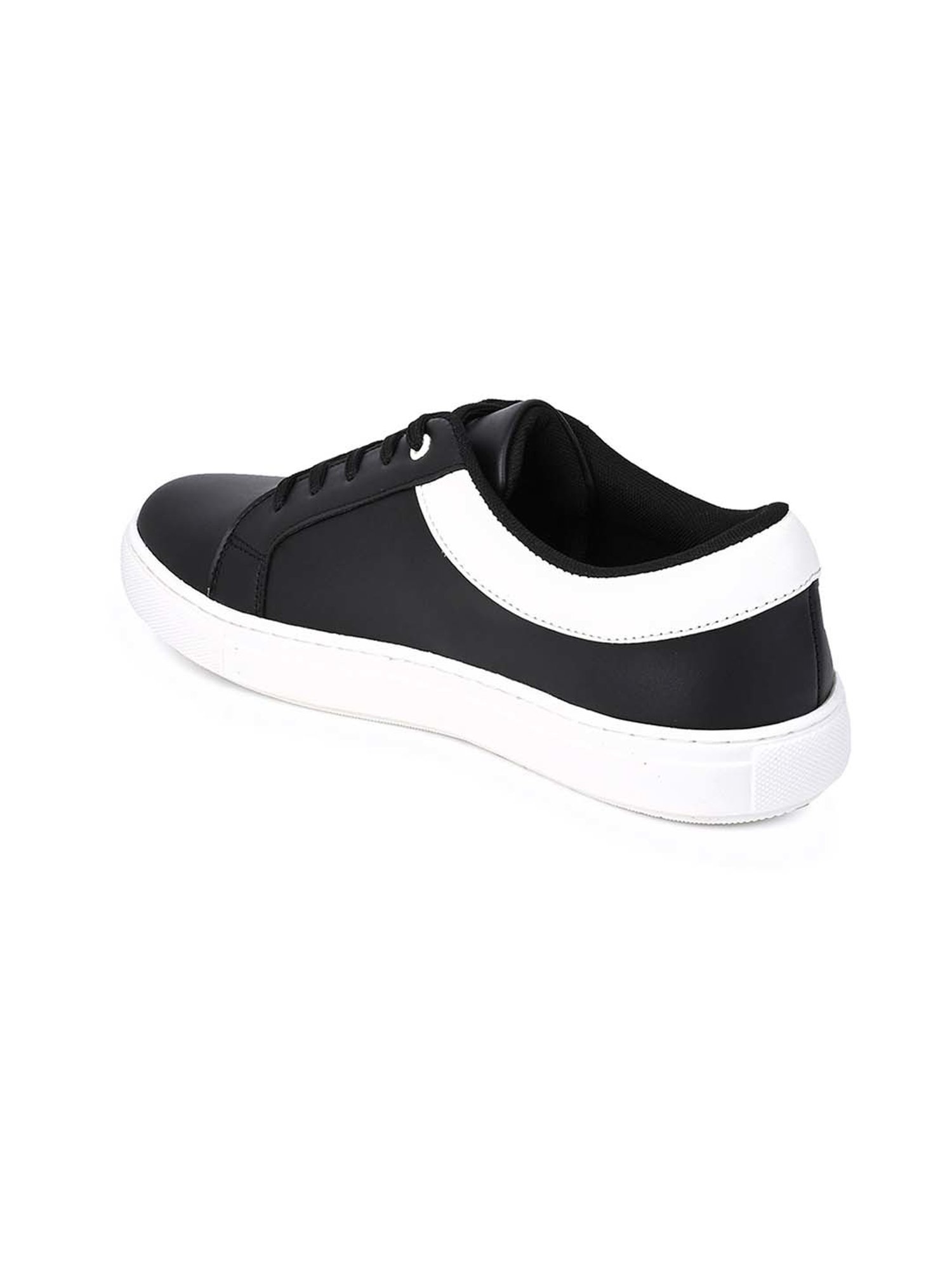 Styli Men's Black Casual Sneakers