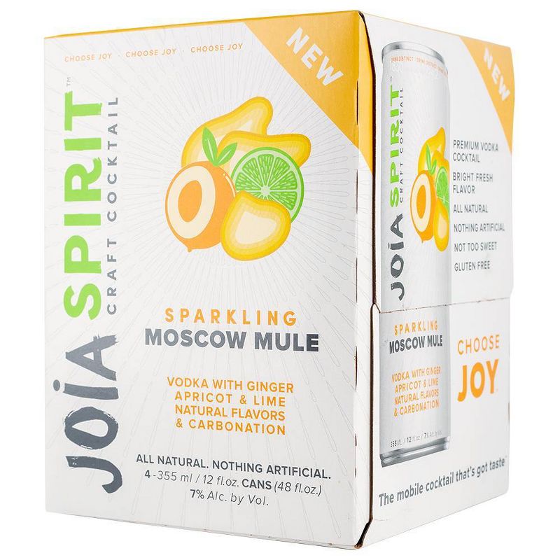 Joia Spirit Sparkling Moscow Mule Cocktail - 4pk/12 fl oz Cans