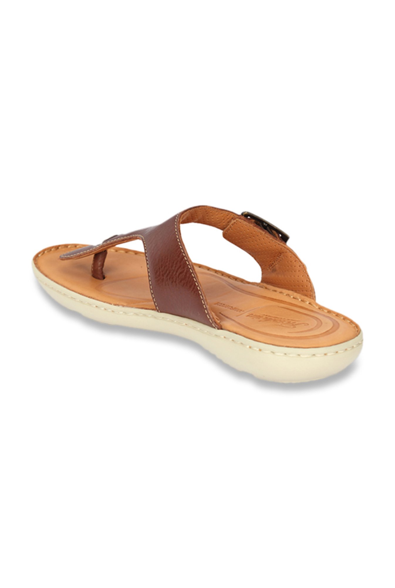 Florsheim LEWIS Brown T-Strap Sandals