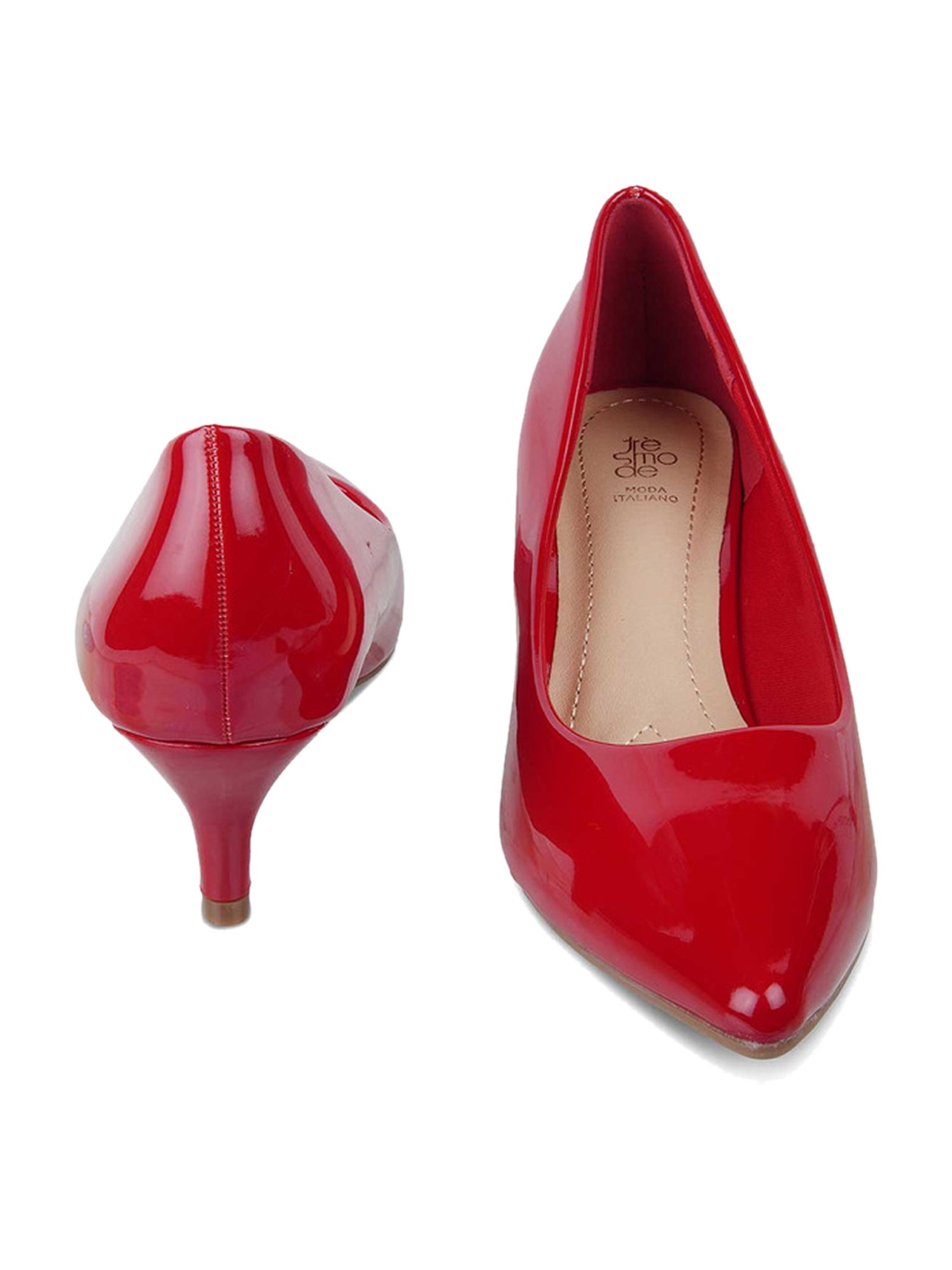 Tresmode Women's Red Stiletto Pumps
