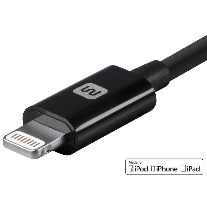 Tripp Lite USB-A to Lightning, USB Micro-B and USB-C Sync/Charge Cable, Black, 6 ft.