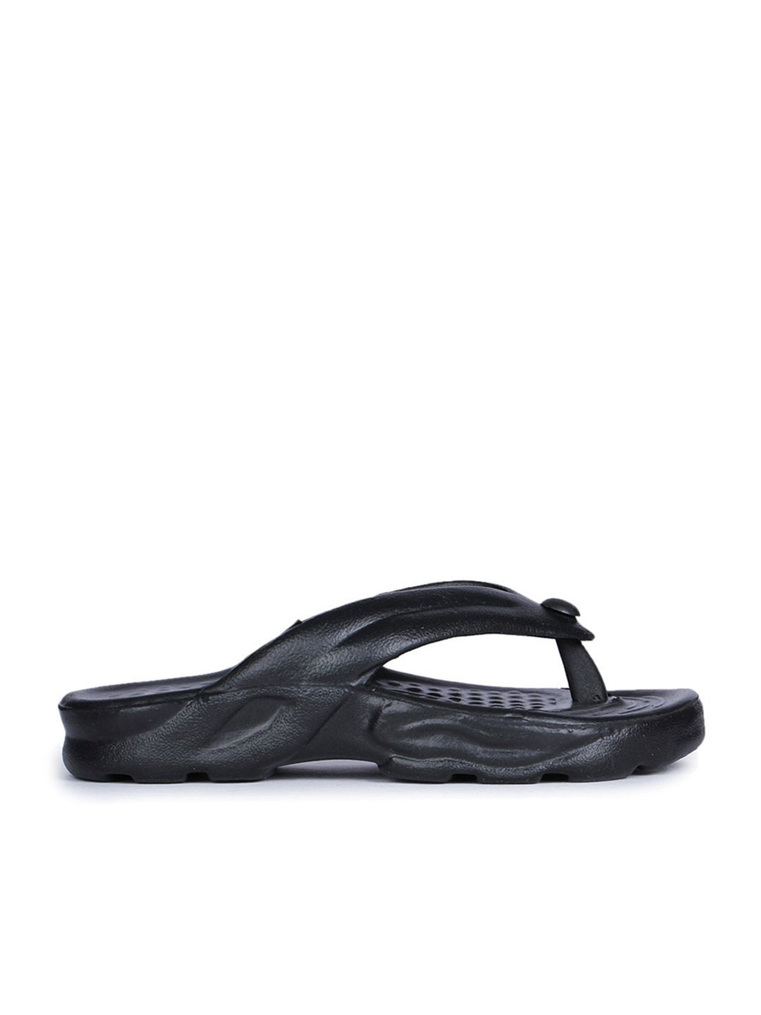 Aha by Liberty Women's TRENDY Black Flip Flops