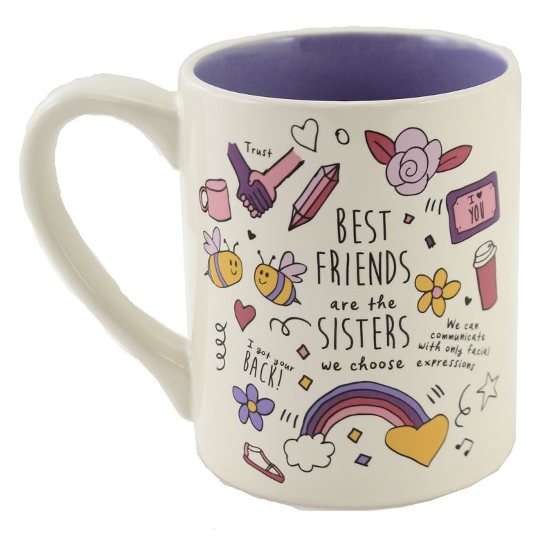Tabletop 4.0" Bff Mug Friendship Best Friends Enesco  -  Drinkware
