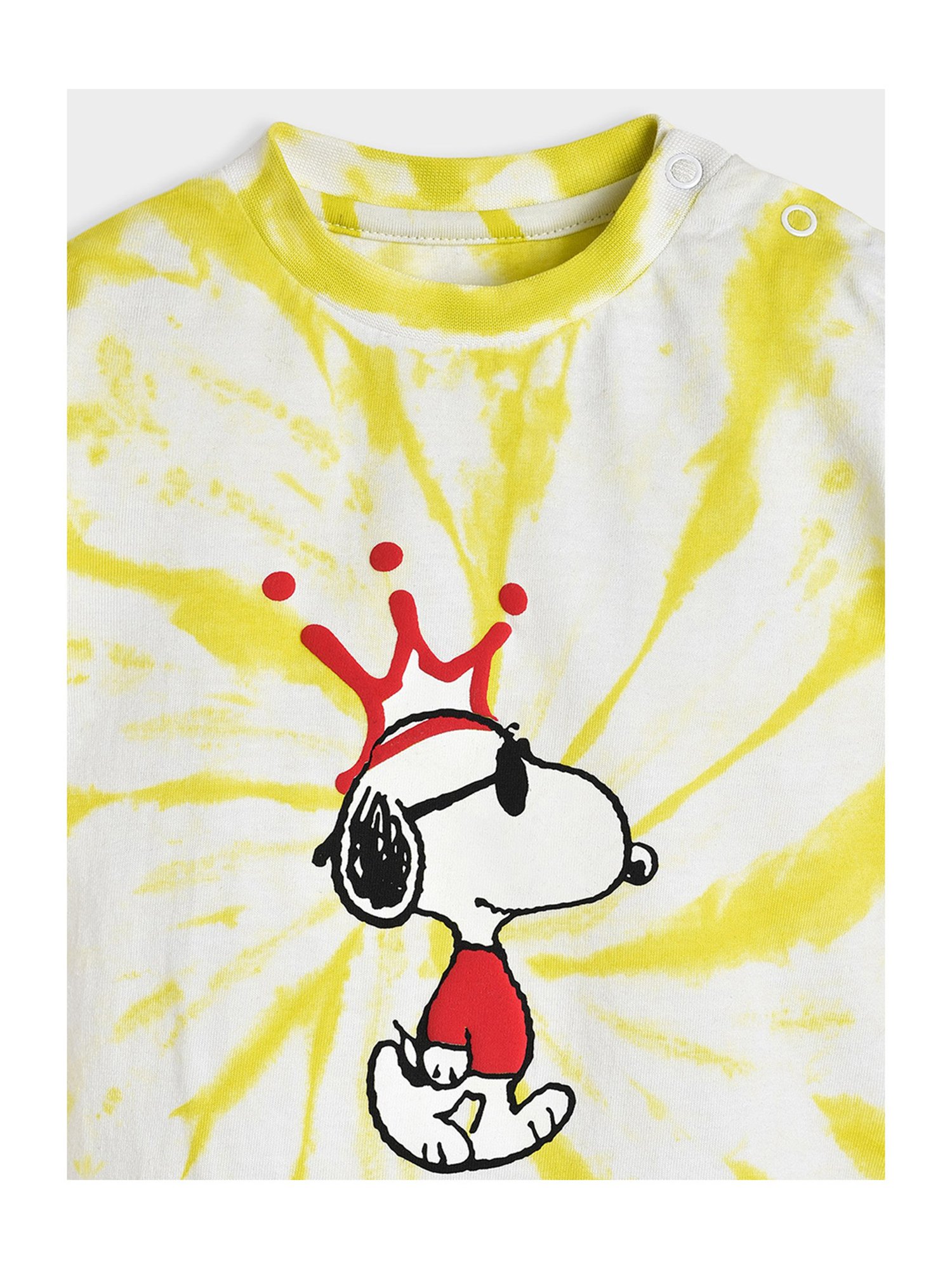 MiArcus Kids Yellow Printed T-Shirt