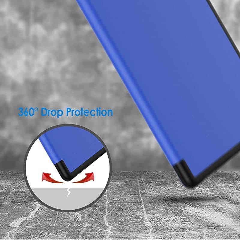 Case for  Fire HD 10 Tablet 101 7th 9th Generation 2017 Release 2019 Release Smart Cover with Auto SleepWake Blue