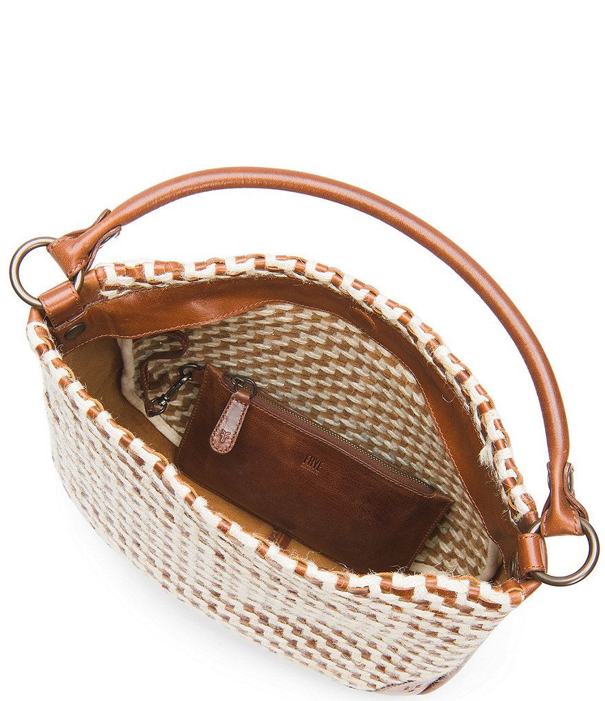 Frye Melissa Woven Hobo Bag